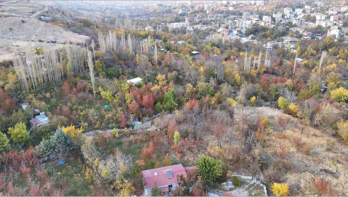 Yeşilyurt'ta sonbaharda kartpostallık görüntüler ortaya çıktı