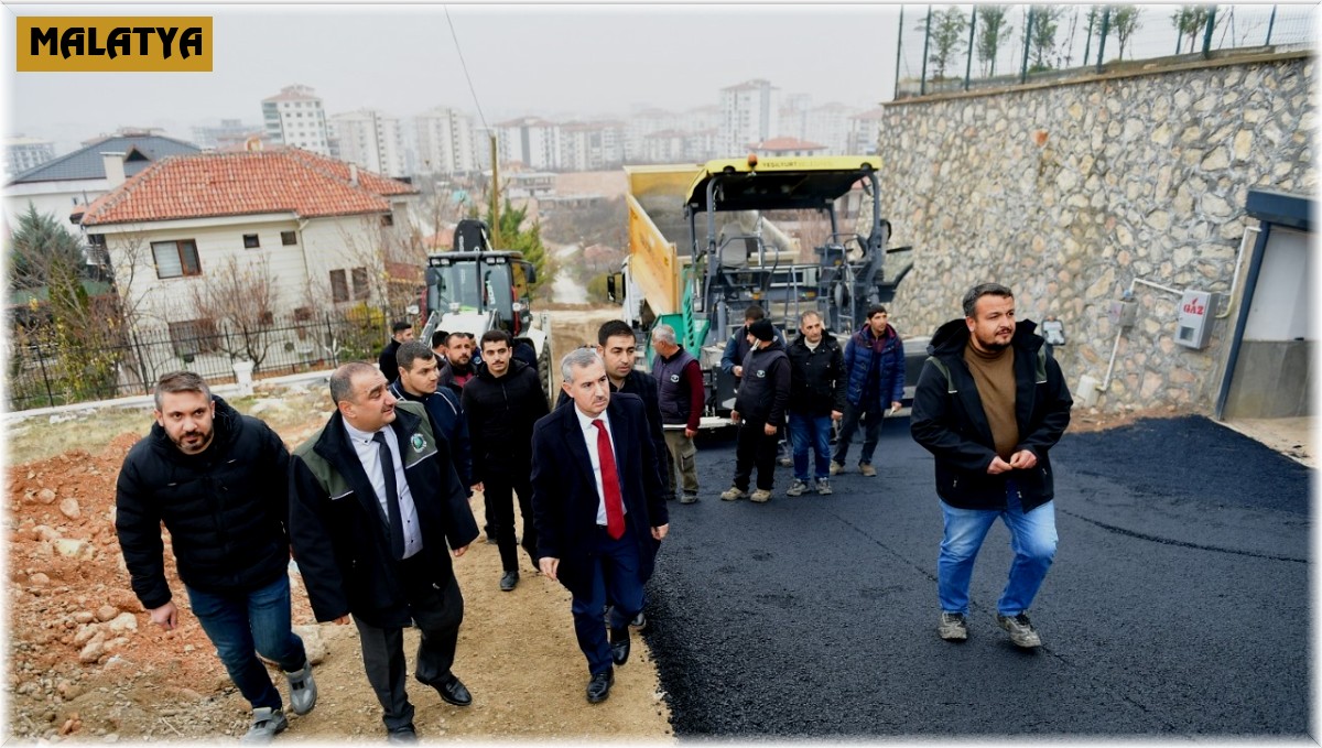 Yeşilyurt'ta ulaşım ağı konforlu hale dönüştürülüyor