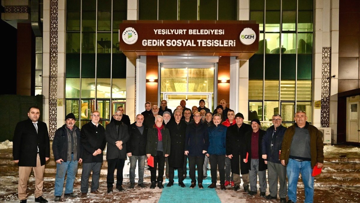 Yeşilyurt'ta yarım asırlık emekler plaketle taçlandırıldı