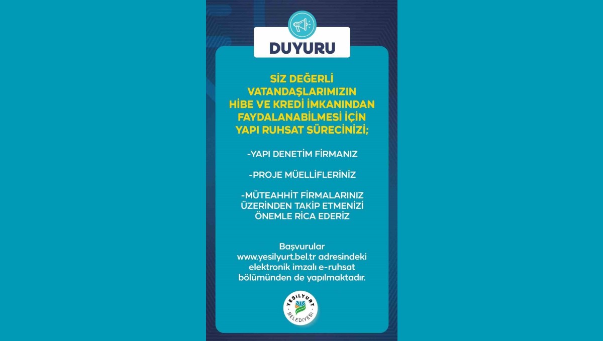 Yeşilyurt'ta Yerinde Dönüşüm için geri sayım başladı