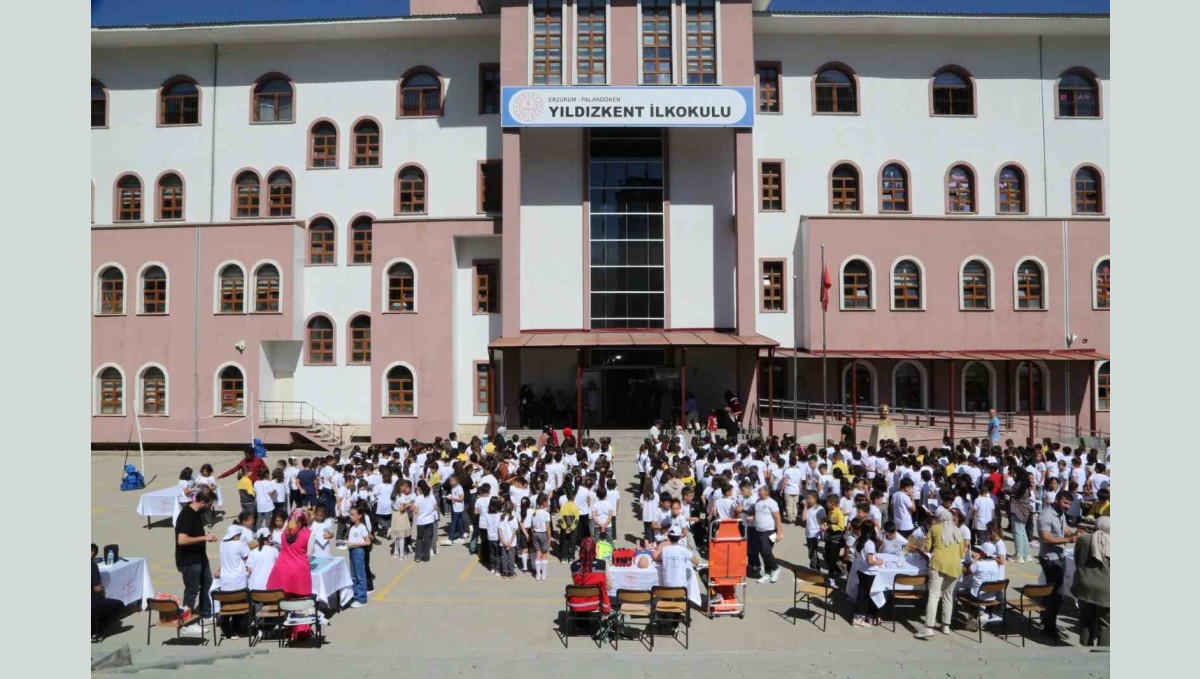 Yıldızkent İlkokulu'nda "Sağlıklı çocuk, sağlıklı gelecek" şenliği