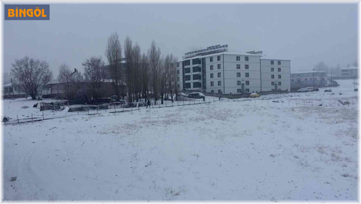 Yılın 5 ayını kar altında geçiren Karlıova beyaza büründü