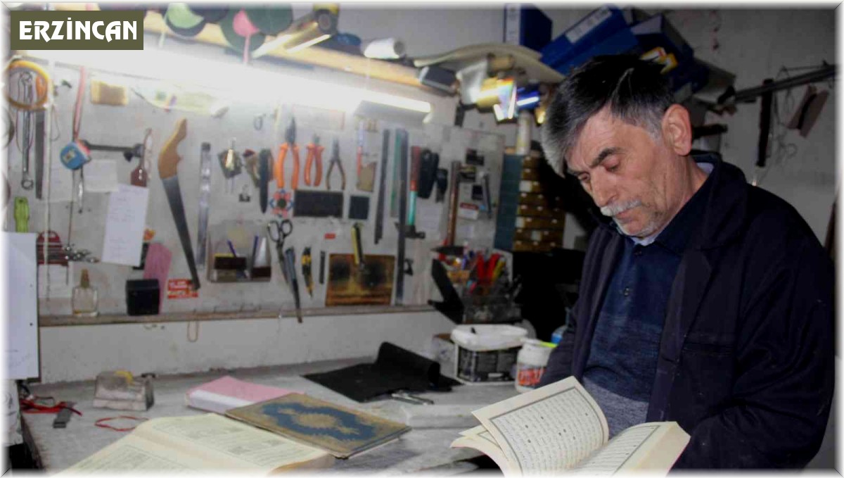 Yıpranmış Kuran-ı Kerimlere 45 yıldır hayat veriyor