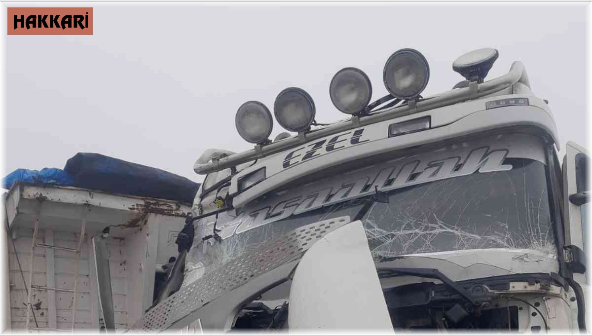 Yoğun sis beraberinde kaza getirdi