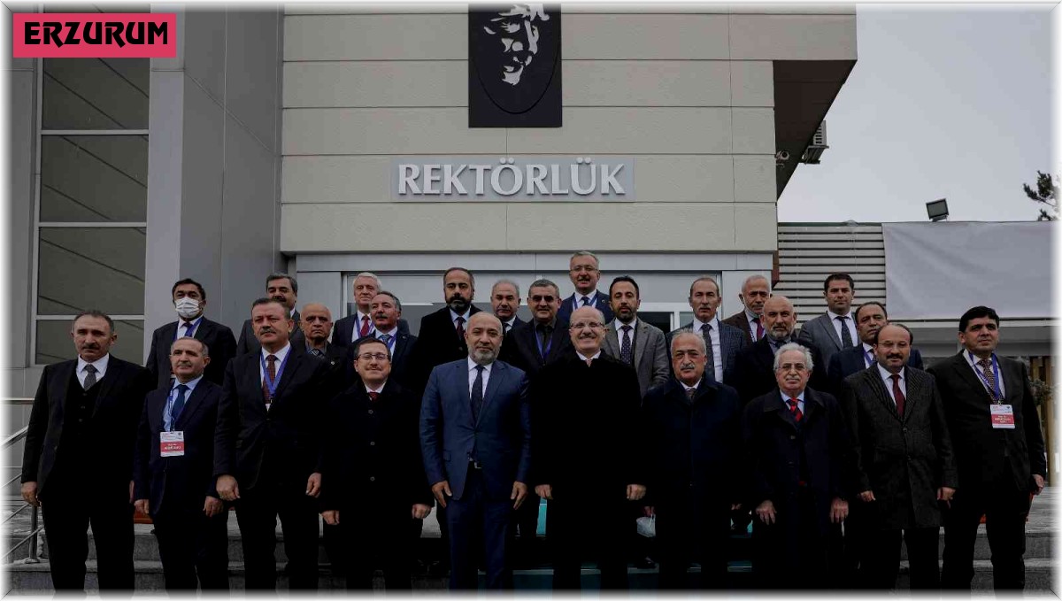 YÖK Başkanı Prof. Dr. Erol Özvar, Atatürk Üniversitesi ev sahipliğinde düzenlenen çeşitli programlara katıldı