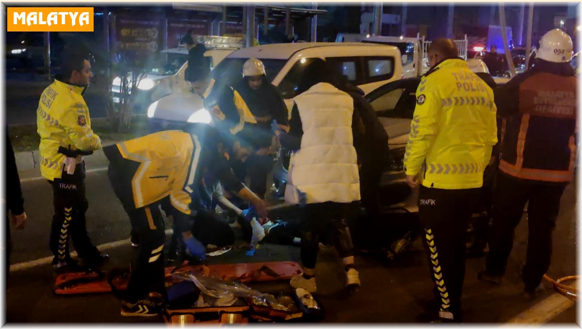 Yolun karşısına geçerken otomobilin çarptığı çocuk ağır yaralandı