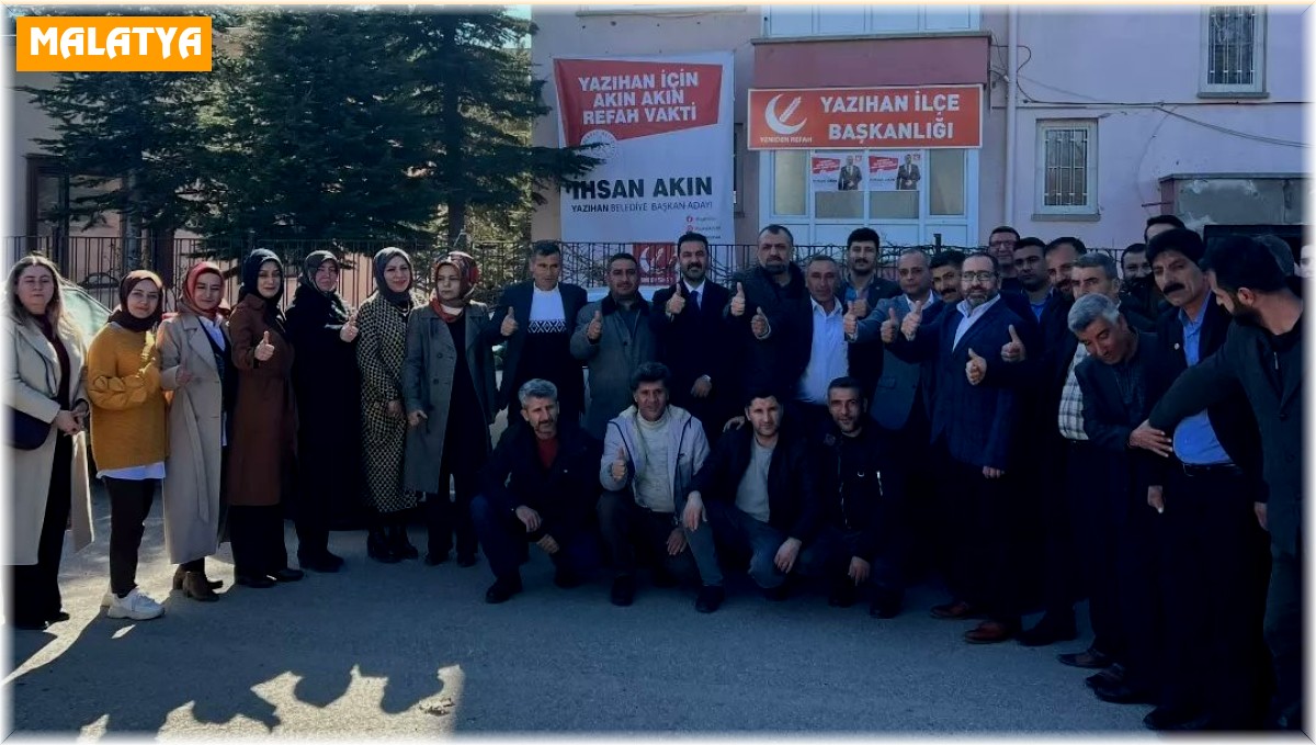 YRP'li Yıldırım, seçim gezileri kapsamında Yazıhan'daydı