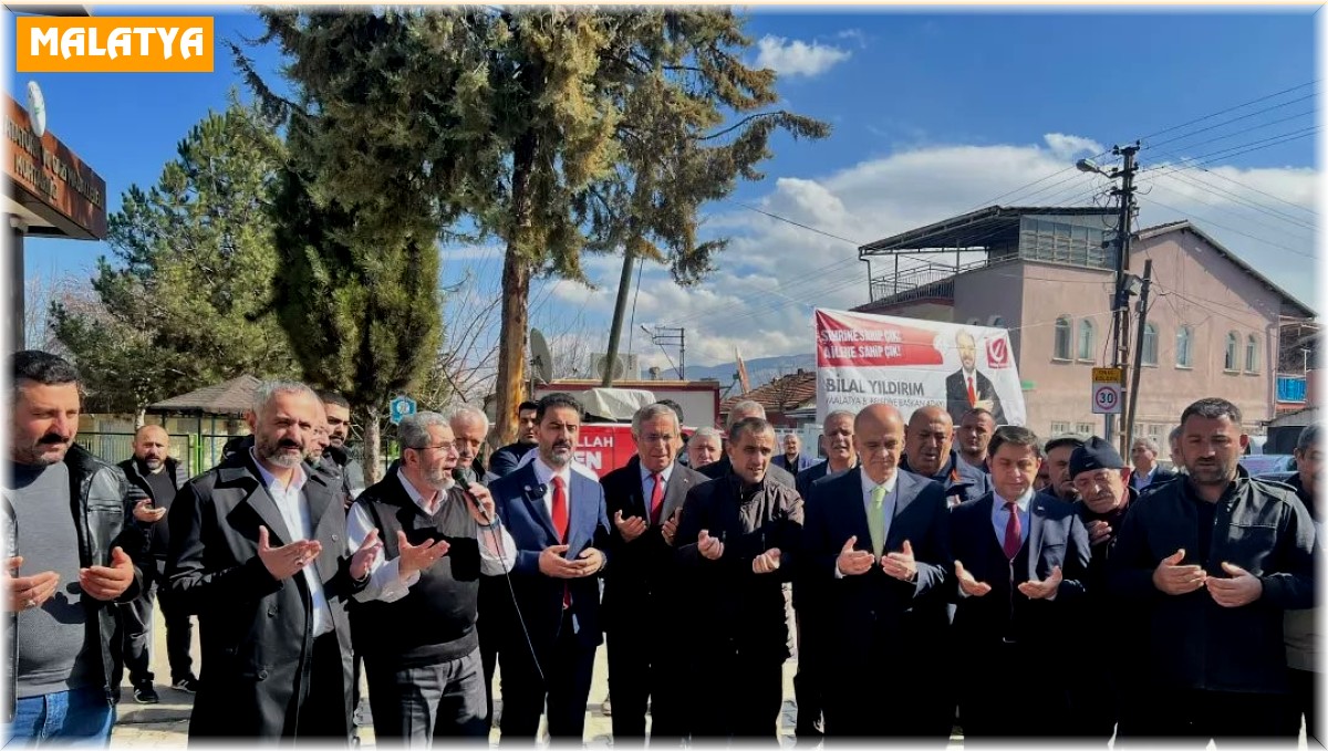 YRP'li Yıldırım, seçim gezilerini sürdürüyor.