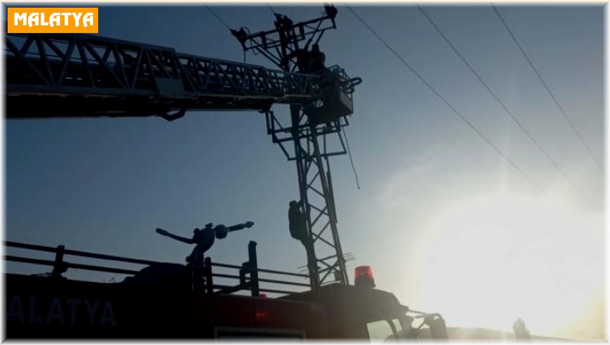 Yüksek gerilim hattında akıma kapılarak yaralandı