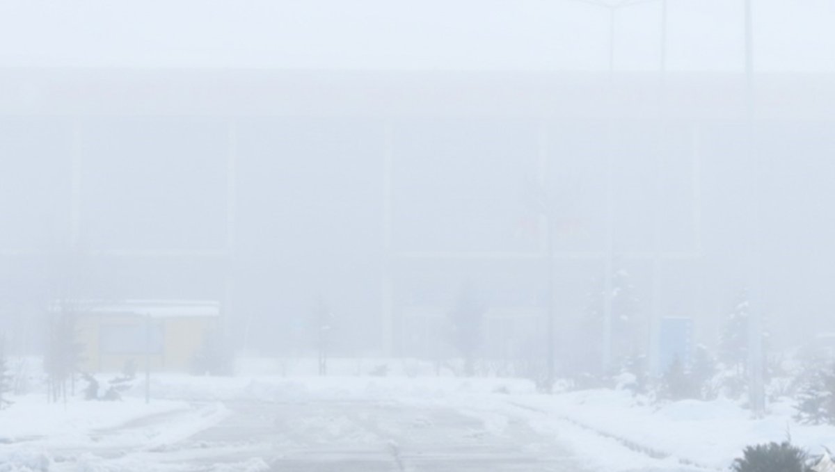 Yüksekova-Ankara uçak seferi sisten dolayı iptal edildi