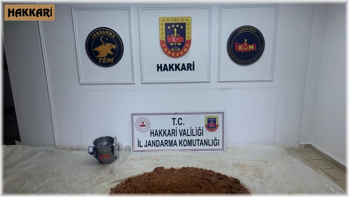 Yüksekova'da 105 kilo eroin ele geçirildi