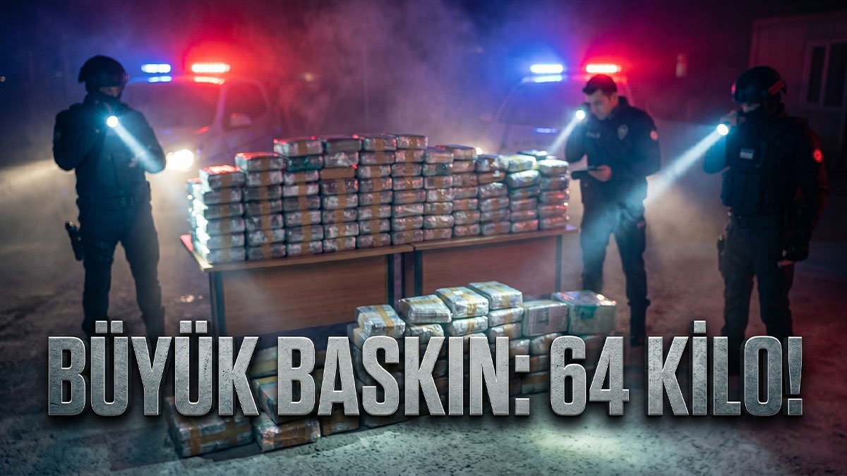 Yüksekova'da 64,5 kilo skunk ele geçirildi, 4 şüpheli gözaltına alındı