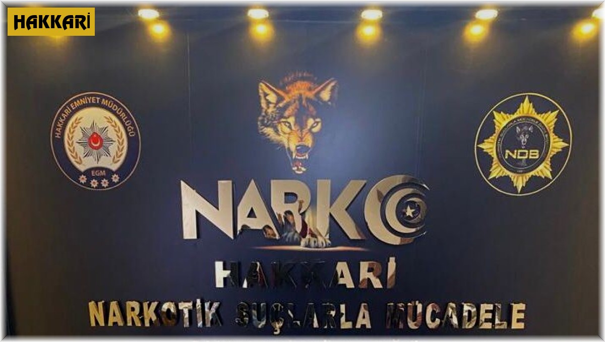 Yüksekova'da 7 kilo eroin ele geçirildi