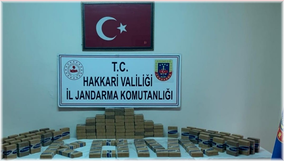 Yüksekova'da 70 kilo eroin ele geçirildi