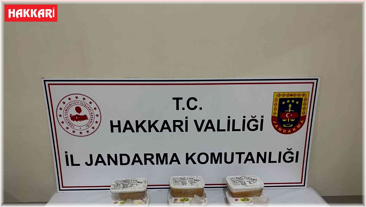 Yüksekova'da 9 kilo metamfetamin ele geçirildi