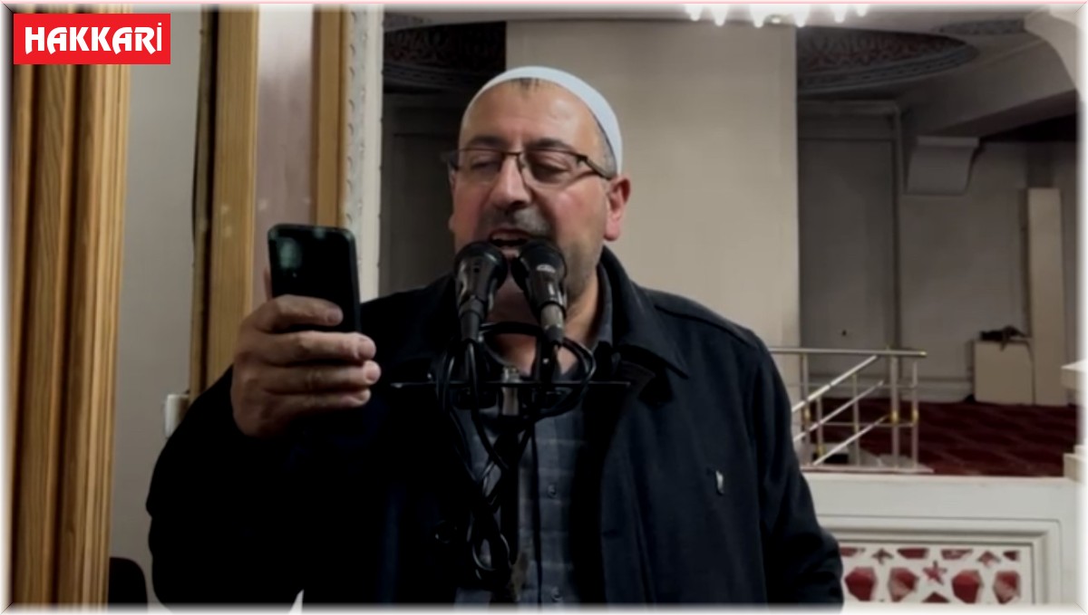 Yüksekova'da camilerden kuvvetli yağış uyarısı