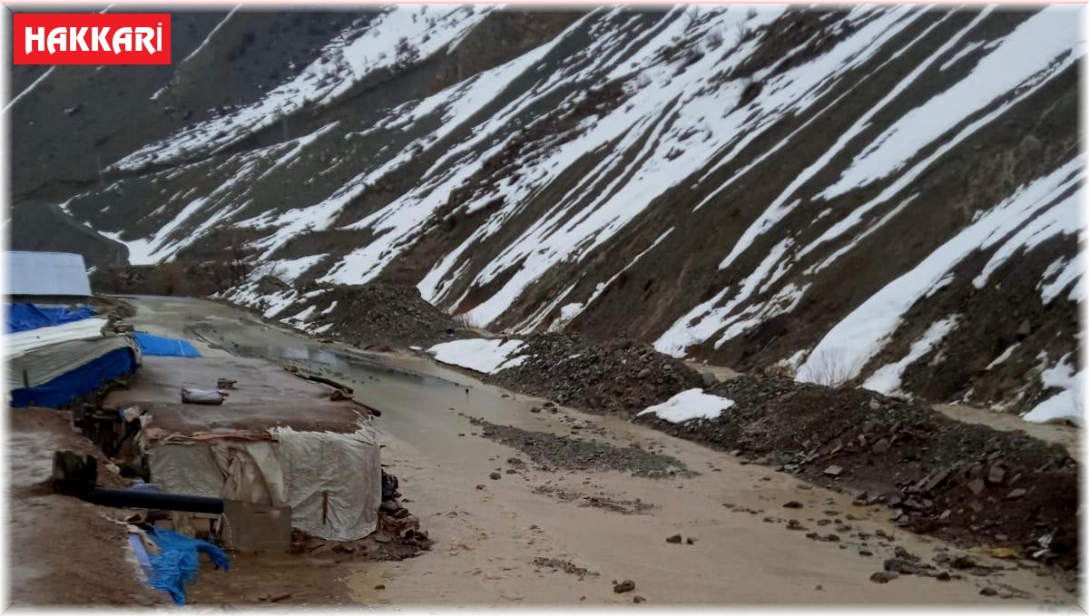 Yüksekova'da dere taştı: Ahırları su bastı