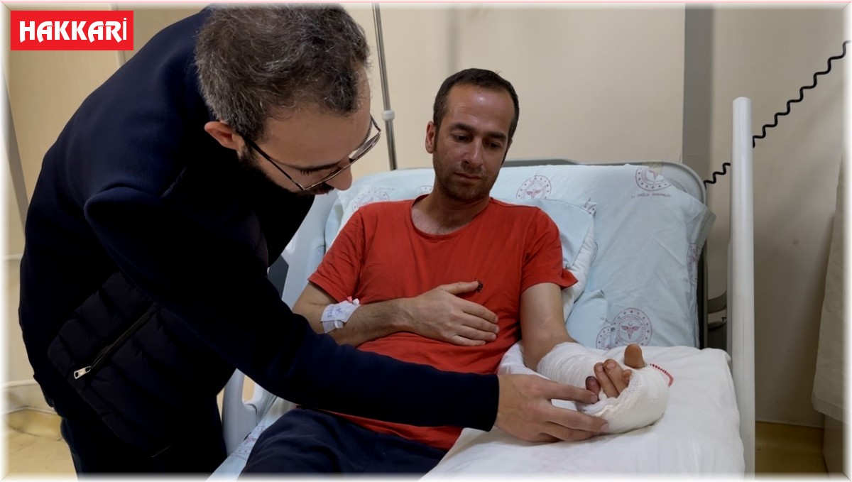 Yüksekova'da devrim gibi ameliyat: İlk defa parmak rekonstrüksiyonu yapıldı