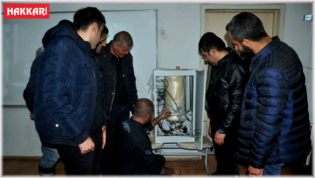 Yüksekova'da doğalgaz ustaları yetişiyor