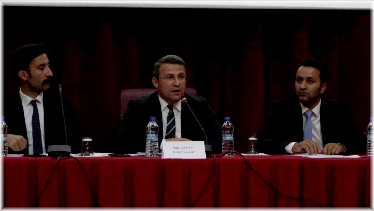 Yüksekova'da 'Faaliyet Bilgilendirme ve İstişare Toplantısı' yapıldı