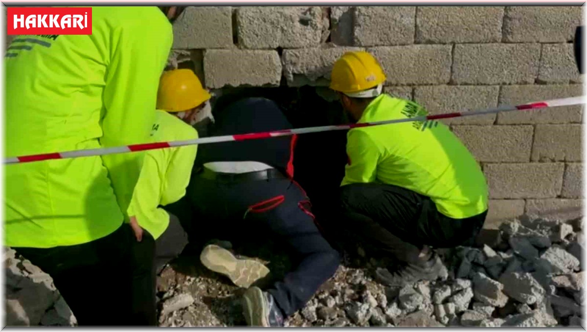 Yüksekova'da gerçeği aratmayan deprem tatbikatı