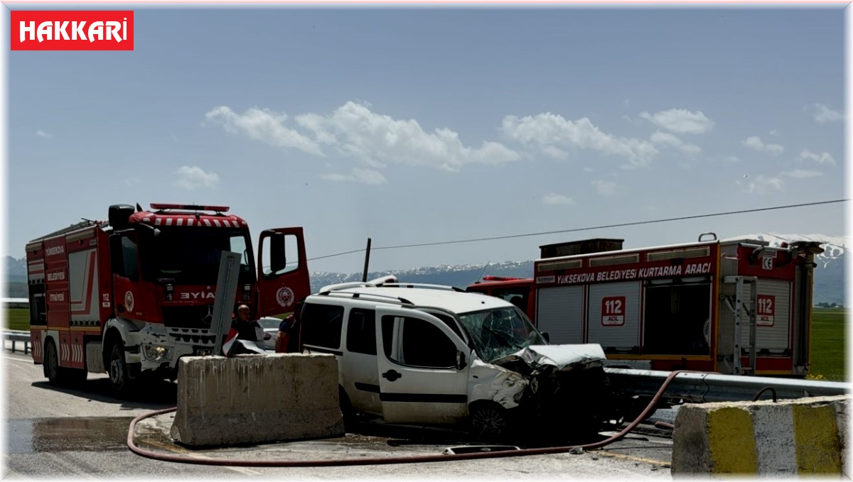 Yüksekova'da iki ayrı kaza: 3 yaralı