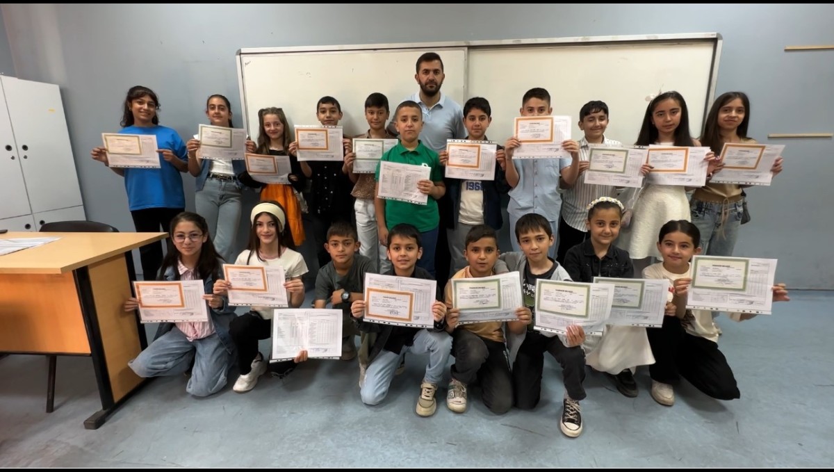 Yüksekova'da karne heyecanı