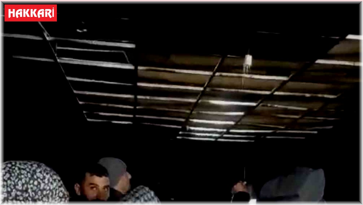 Yüksekova'da korkutan yangın