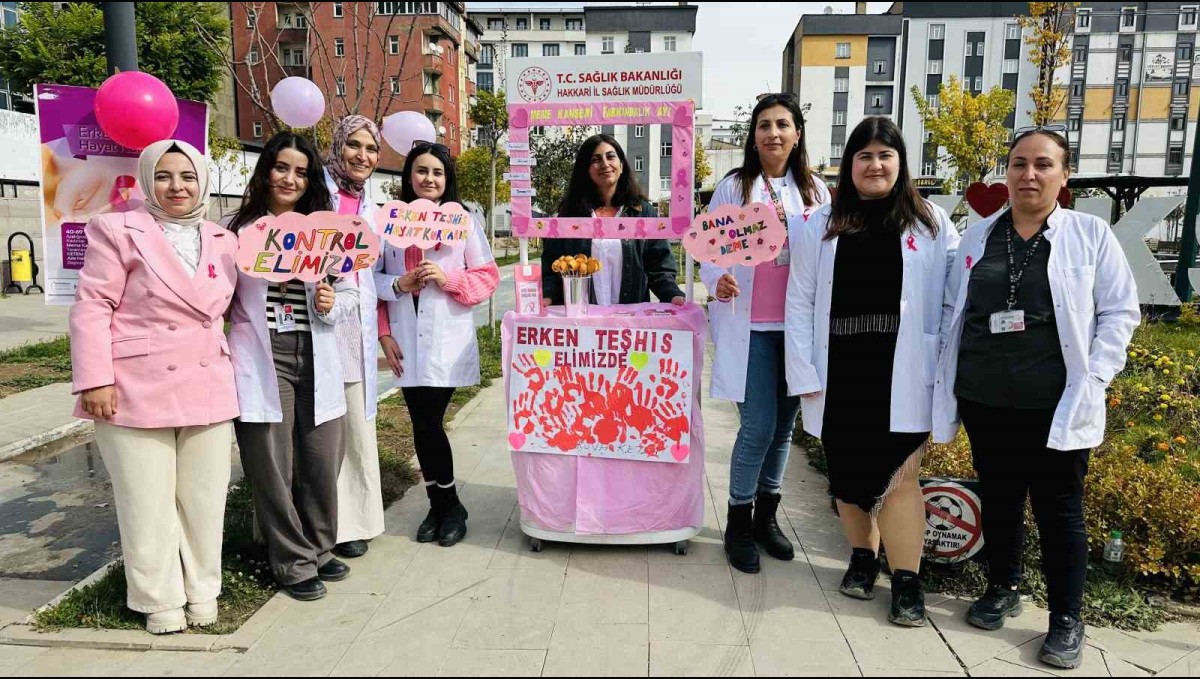 Yüksekova'da meme kanserine karşı önemli uyarı: Erken teşhis hayat kurtarır