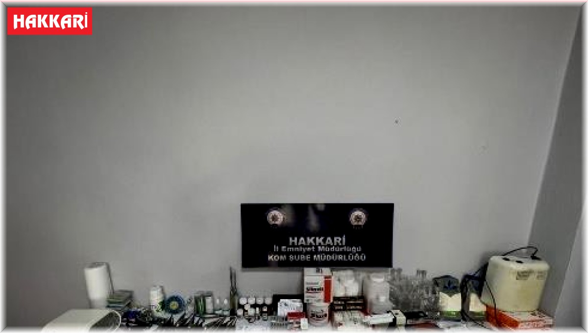 Yüksekova'da ruhsatsız diş kliniğine operasyon: 2 gözaltı