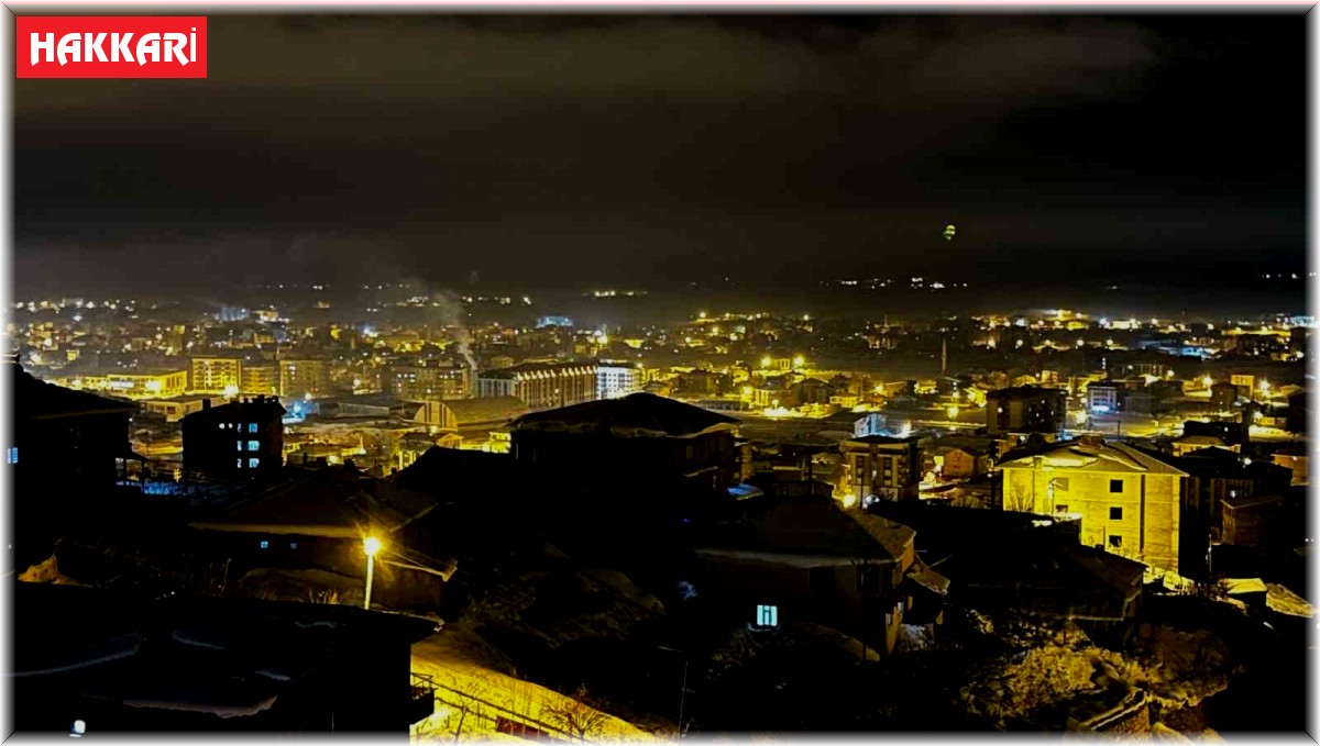 Yüksekova'da sahur vakti 3,1 büyüklüğünde deprem