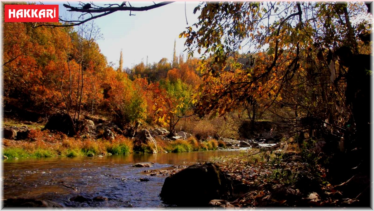 Yüksekova'da sonbahar güzelliği