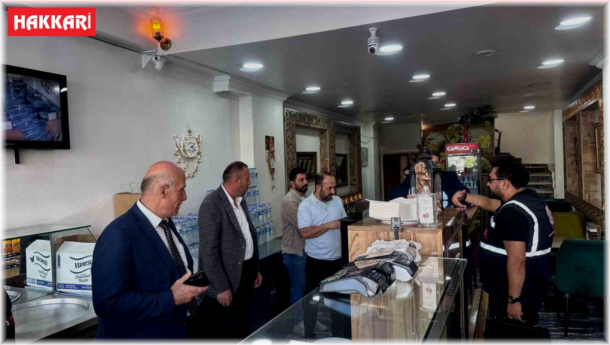 Yüksekova'da süt ve süt ürünleri denetlendi