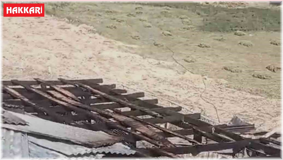 Yüksekova'da tandır evinde çıkan yangın korkuttu