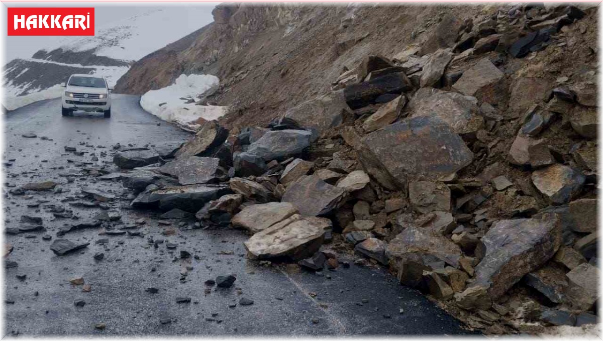 Yüksekova-Dağlıca karayolu ulaşıma kapandı