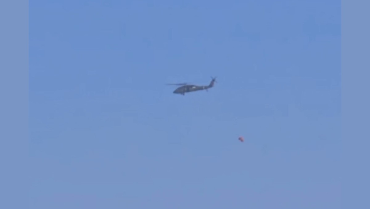 Yüksekova Dağlıca köyünde orman yangını