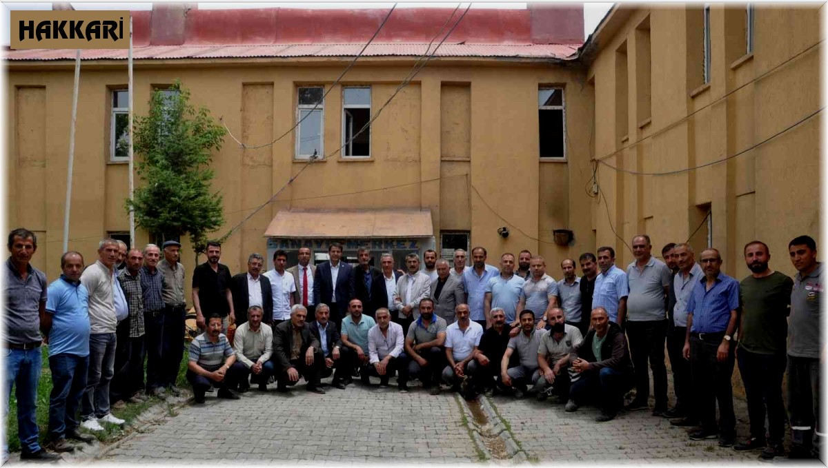 Yüksekova Küçük Sanayi Sitesi Kooperatifi Başkanlığına Kerem Öztunç seçildi