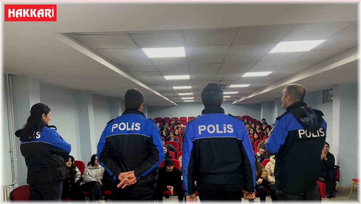 Yüksekova polisi 4 bin öğrenciye siber suçları anlattı