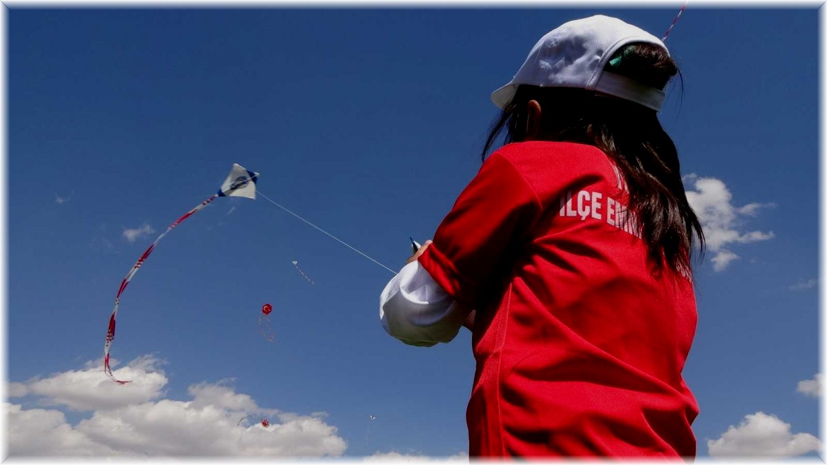 Yüksekova polisi engeli çocuk için gökyüzünü uçurtmalarla süsledi