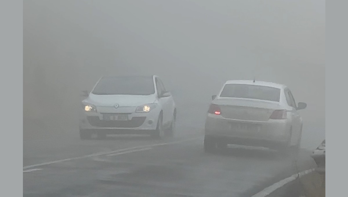 Yüksekova-Şemdinli kara yolunda yoğun sis