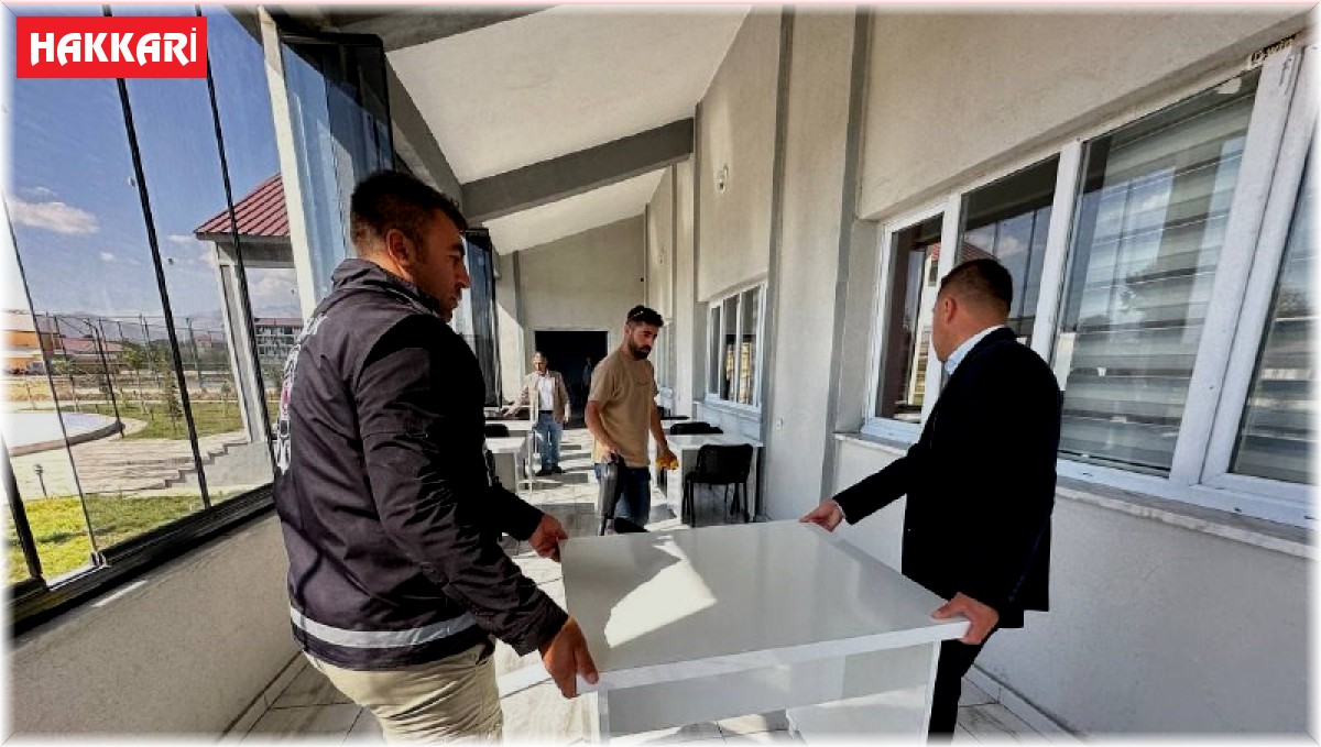 Yüksekovalı öğrenciler okusun diye ücretsiz çalışma ortamı kuruldu