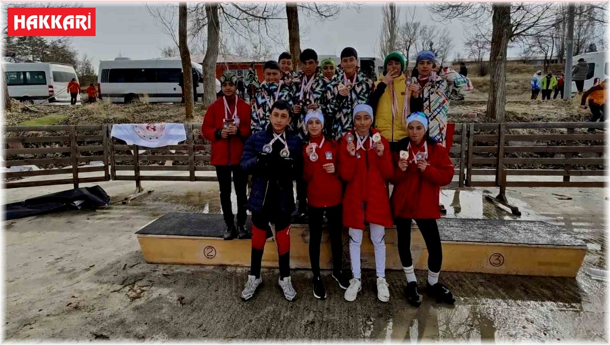 Yüksekovalı sporcular 26 madalya aldı