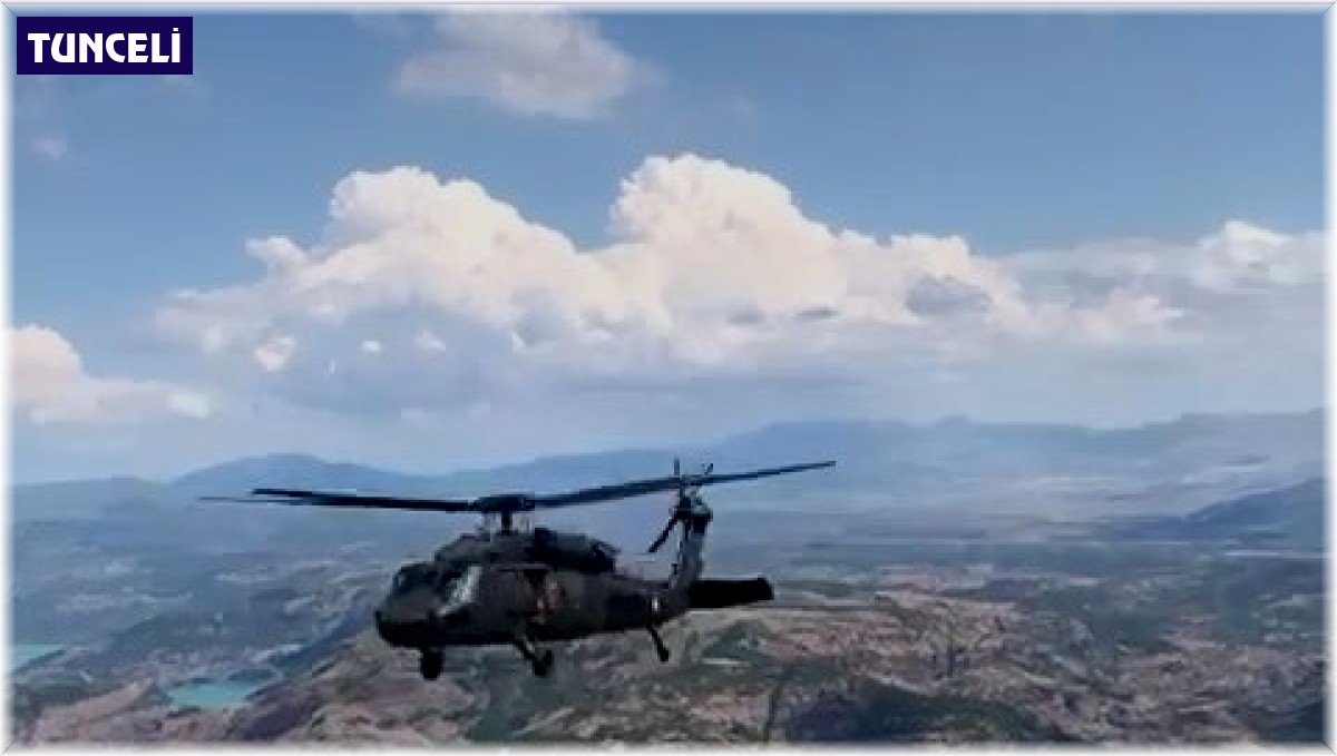 Yüksekten düşen şahıs, askeri helikopterle hastaneye kaldırıldı