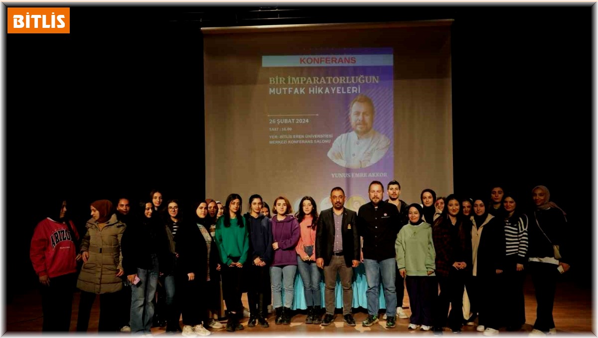 Yunus Emre Akkor, Bitlis Eren Üniversitesinde Osmanlı mutfağını anlattı