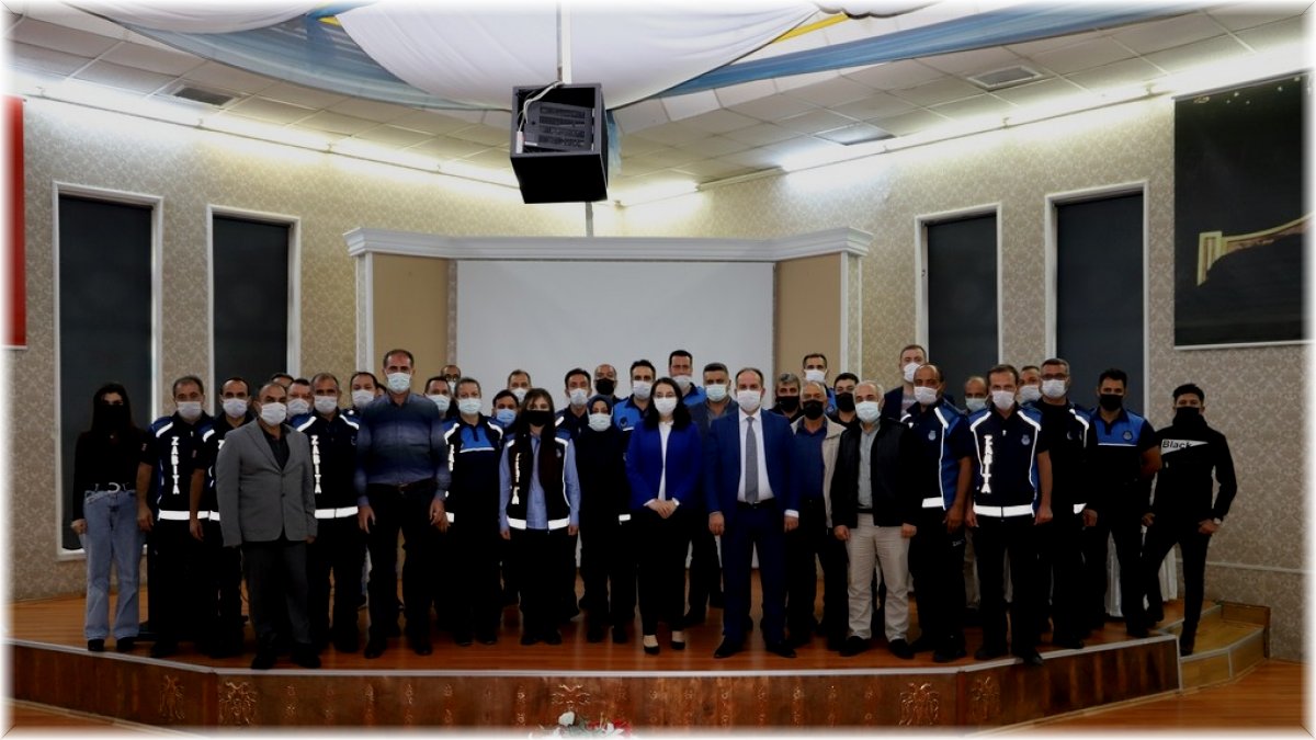 Zabıta personeline "Sosyal Uyum ve Yaşam" semineri düzenlendi