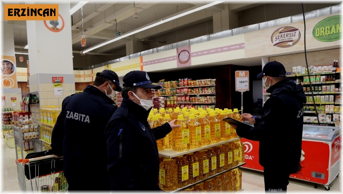 Zabıtadan marketlere fiyat denetimi