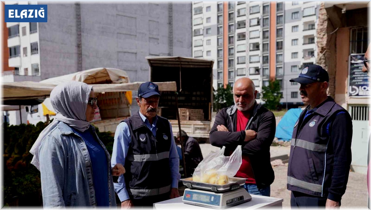 Zabıtadan pazarlara denetim