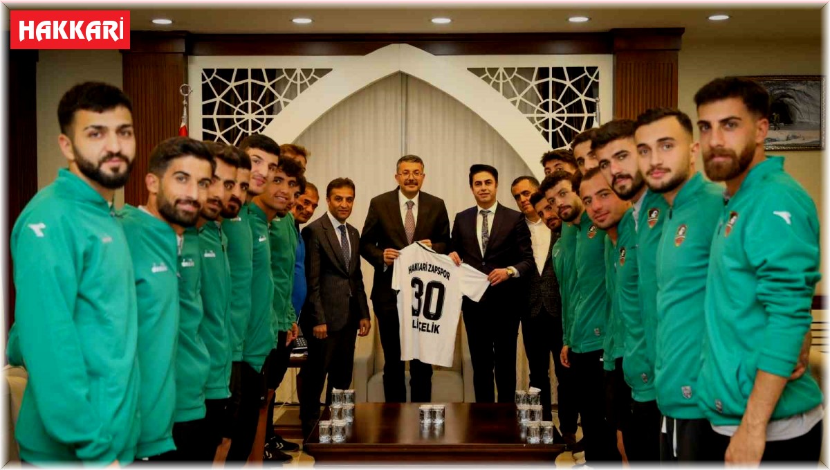 Zapspor takımından Vali Çelik'e ziyaret