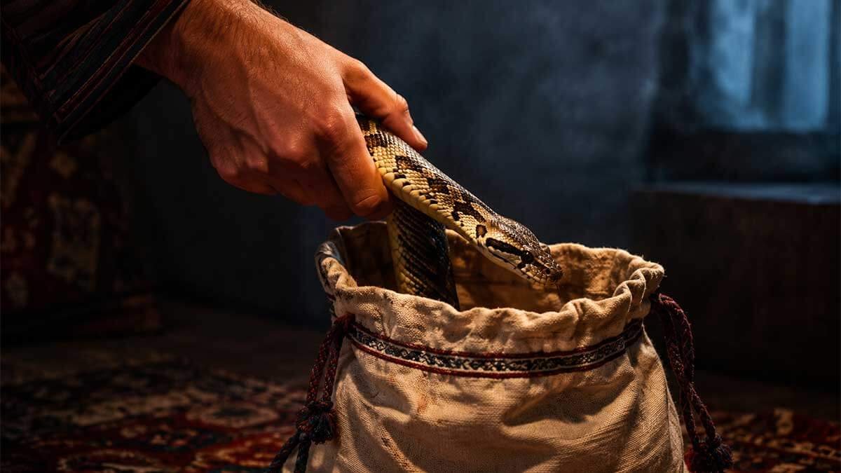Rüyada Yılanı Torbaya Koymak