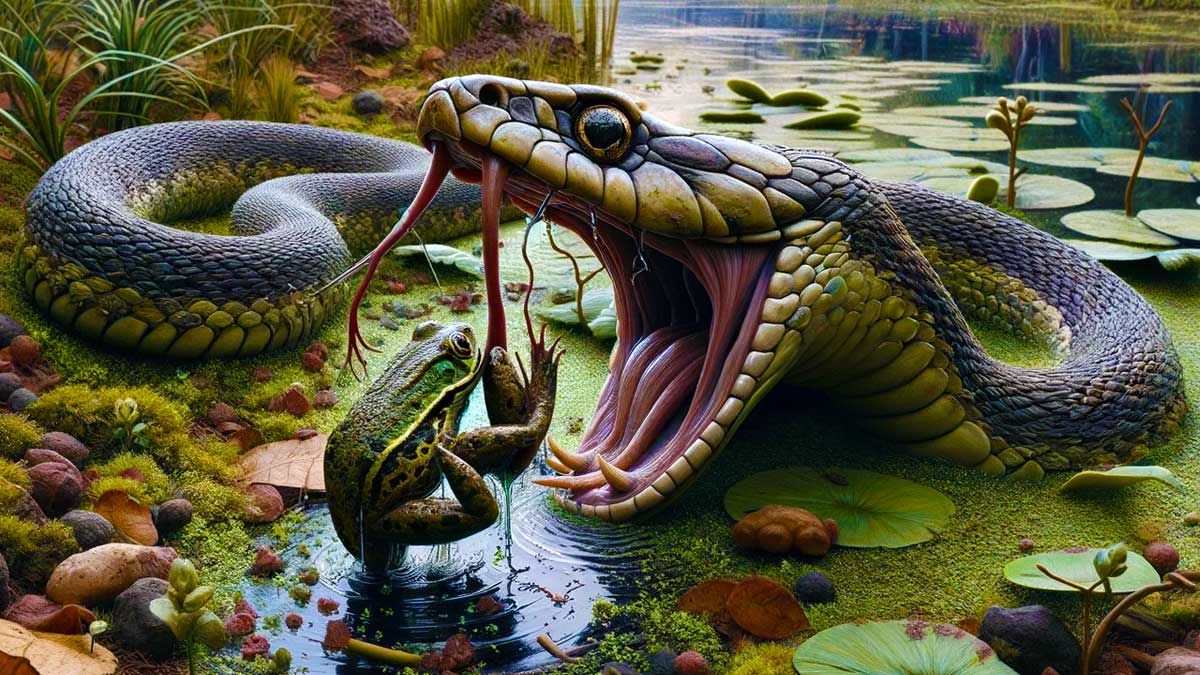 Rüyada Yılanın Kurbağa Yediğini Görmek: Anlamı ve Yorumu